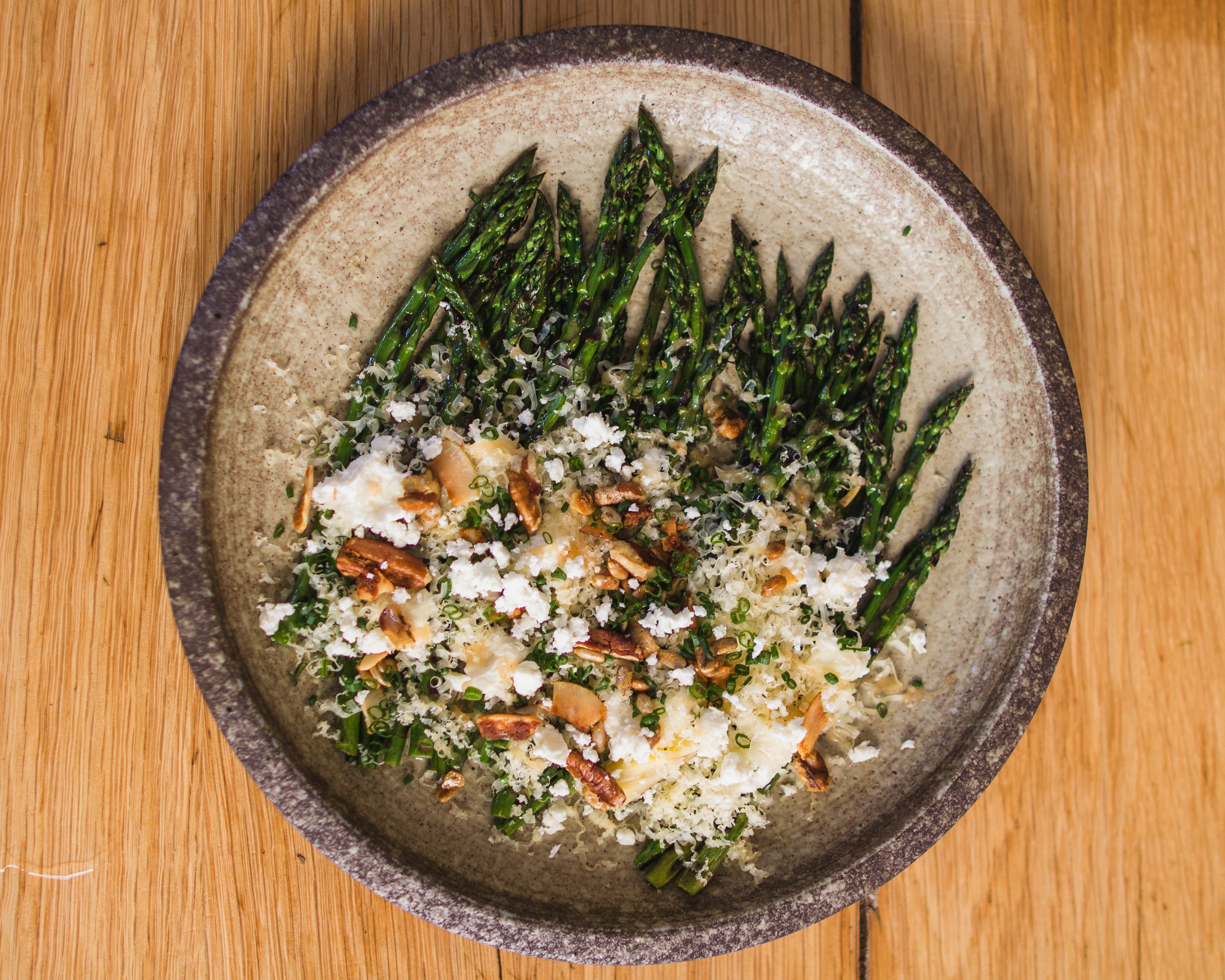 Waggle Charred Asparagus
&ndash; Waggle Craft Honey