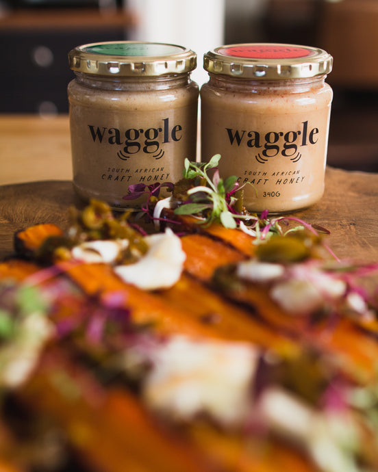 Roasted Veggies with Waggle Honey