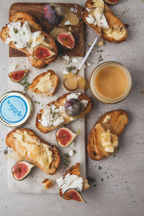 Cheese Board with Waggle Honey
