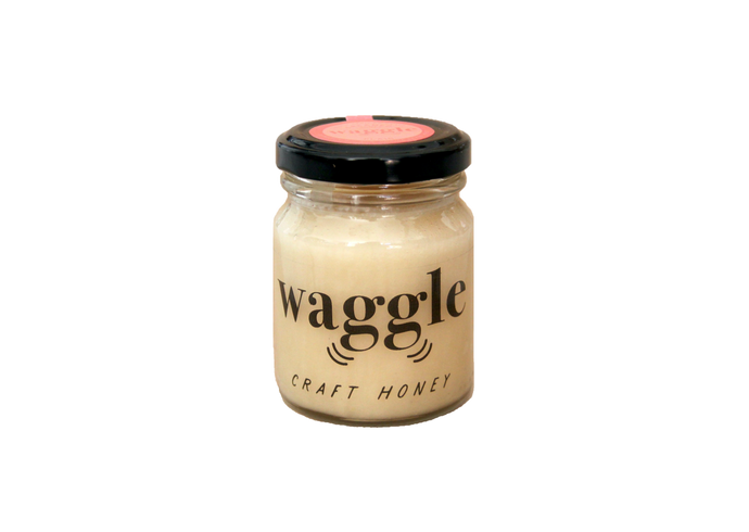 Jar of Waggle Plain Creamed Canola Honey 170g