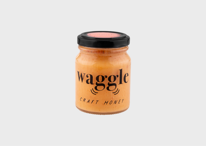 Jar of Waggle Chilli Craft Honey 170g